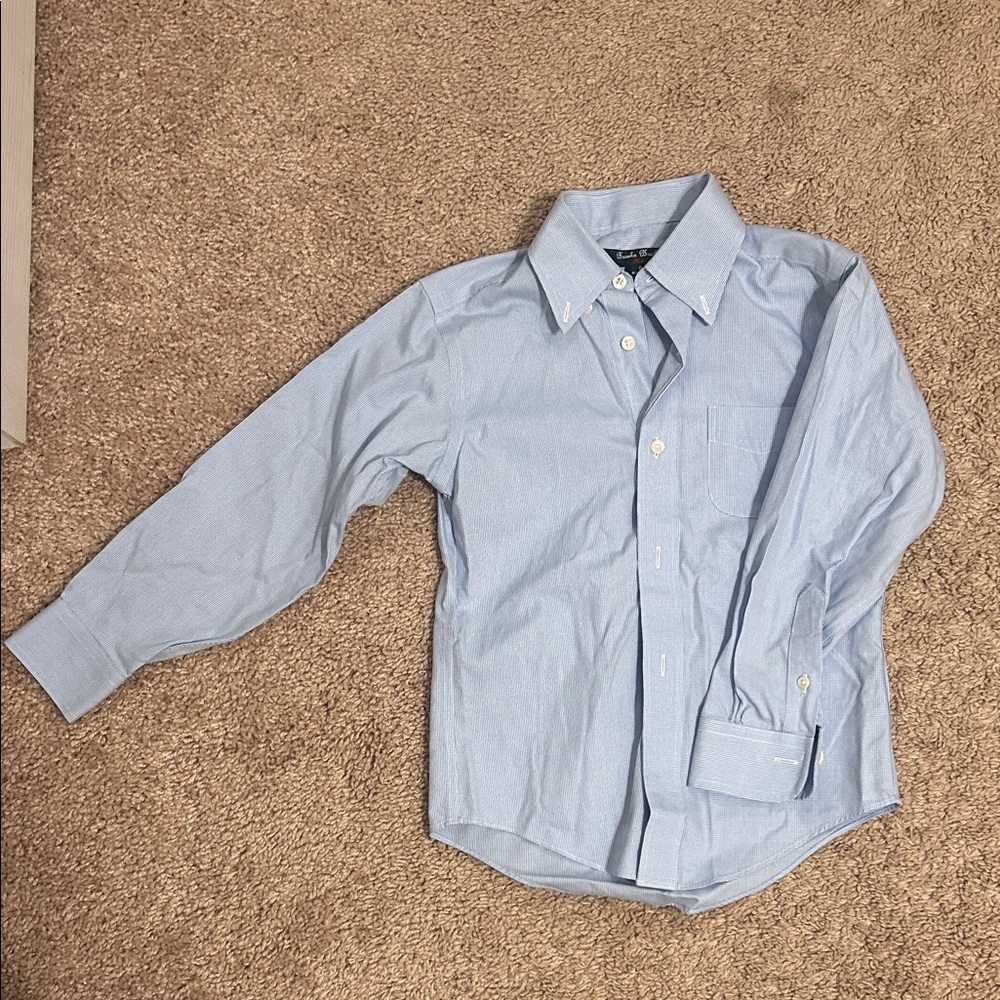 Brooks Brothers Light Blue Kids Button Down Shirt